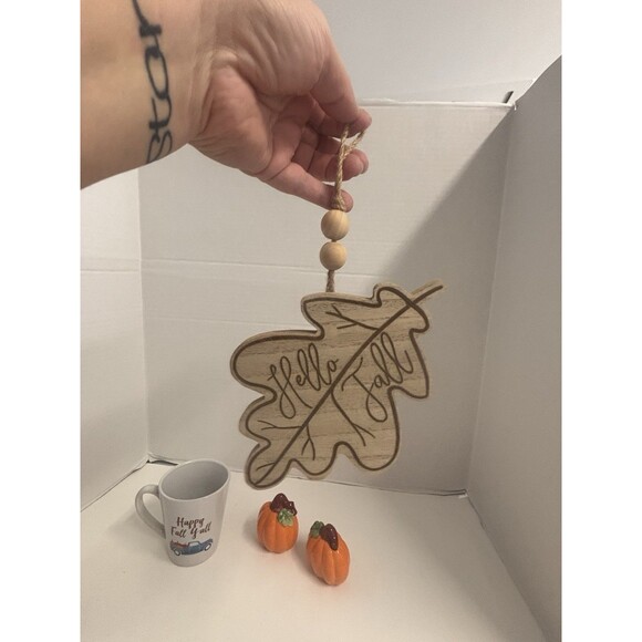 Fall 3 Piece Custom Bundle Lot Pumpkin Salt & Pepper Shakers - Picture 2 of 7